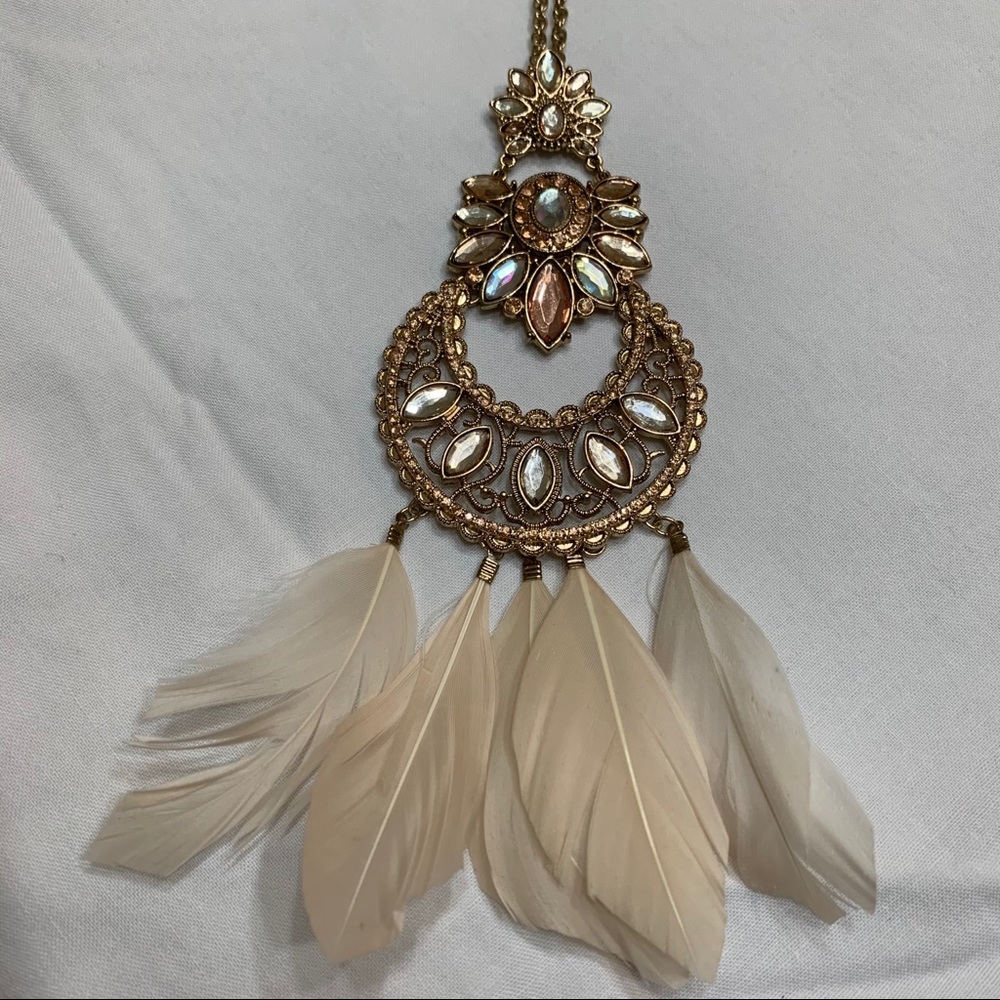 Boho Dream Catcher Necklace NWOT
